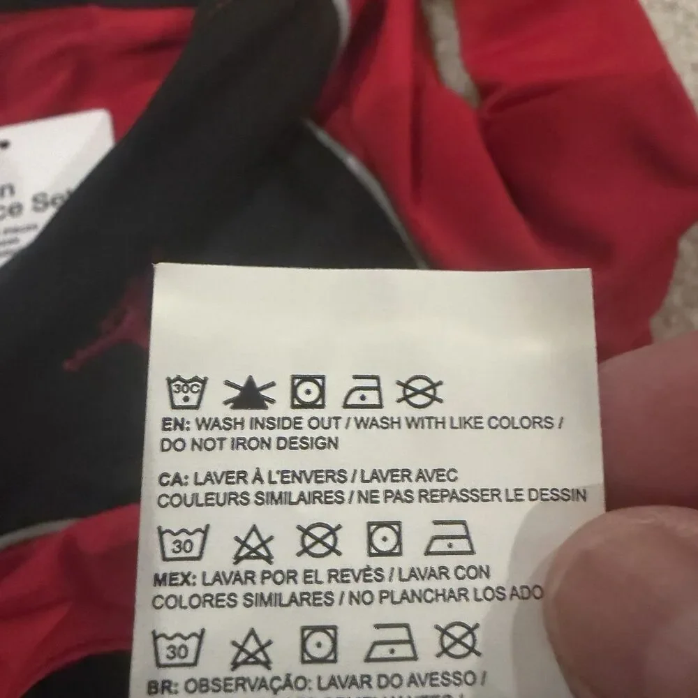 NWT Jordan Wind Breaker Piping Set Full Zip Long Sleeve/Jogger Red Toddler 2T